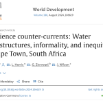 NEW PUB FROM EDGES MEMBER LEILA HARRIS: RESILIENCE COUNTER-CURRENTS: WATER INFRASTRUCTURES, INFORMALITY, AND INEQUITIES IN CAPE TOWN, SOUTH AFRICA